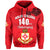 (Custom Text and Number) Kolisi Tonga College Atele Hoodie 140 Years Anniversary Tongan Ngatu LT13 - Polynesian Pride