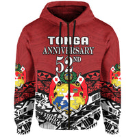 Custom Tonga Hoodie Independence Anniversary Special Version 2022 LT14 - Polynesian Pride