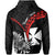 Custom Wallis et Futuna Hoodie Polynesian Pattern and Hibiscus Flowers Version Black LT13 - Polynesian Pride