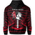 Custom Polynesian Red Raiders Zip Hoodie Kahuku Hawaii School LT13 - Polynesian Pride