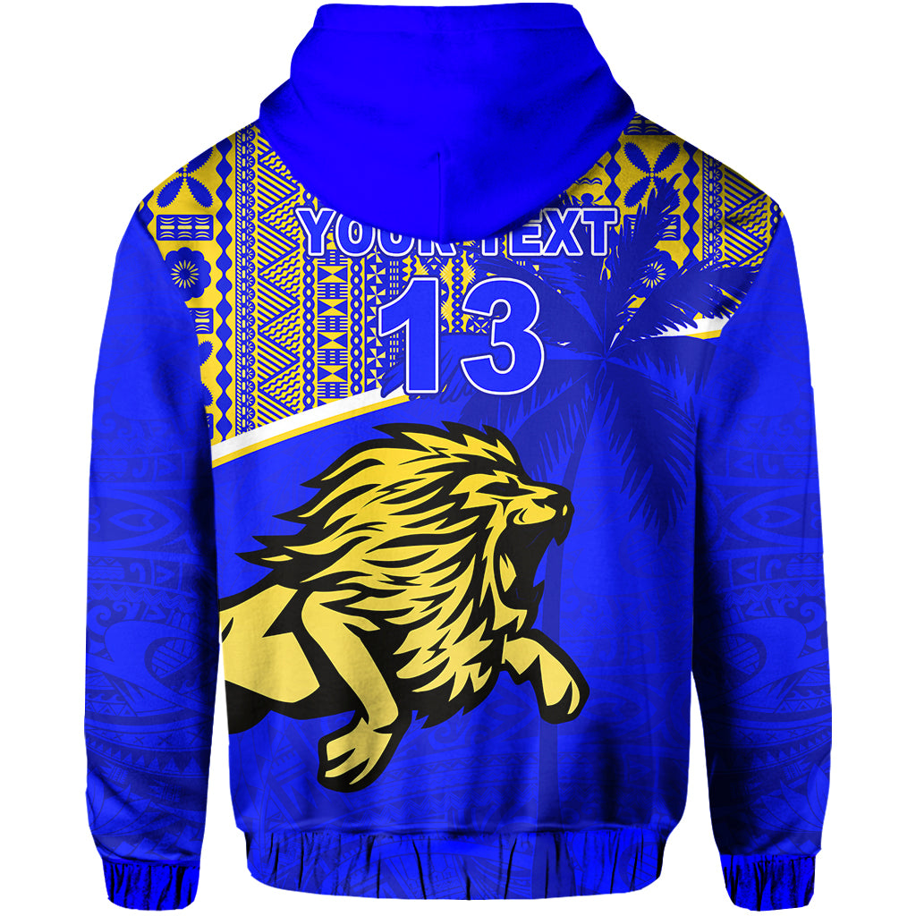 Custom Suva Grammar School Zip Hoodie Spirit Lion Custom Text and Number LT13 - Polynesian Pride