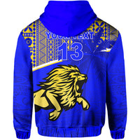 Custom Suva Grammar School Zip Hoodie Spirit Lion Custom Text and Number LT13 - Polynesian Pride