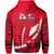 Custom Kahuku Shool Zip Hoodie Enthusiasm Red Raiders LT13 - Polynesian Pride