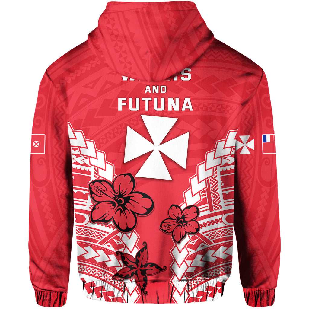 Wallis and Futuna Zip Hoodie Impressive LT13 - Polynesian Pride