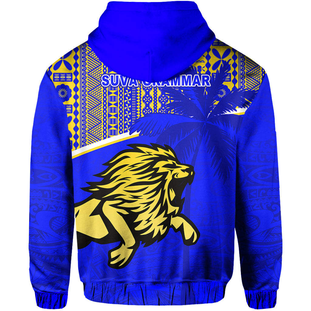 Suva Grammar School Zip Hoodie Spirit Lion LT13 - Polynesian Pride