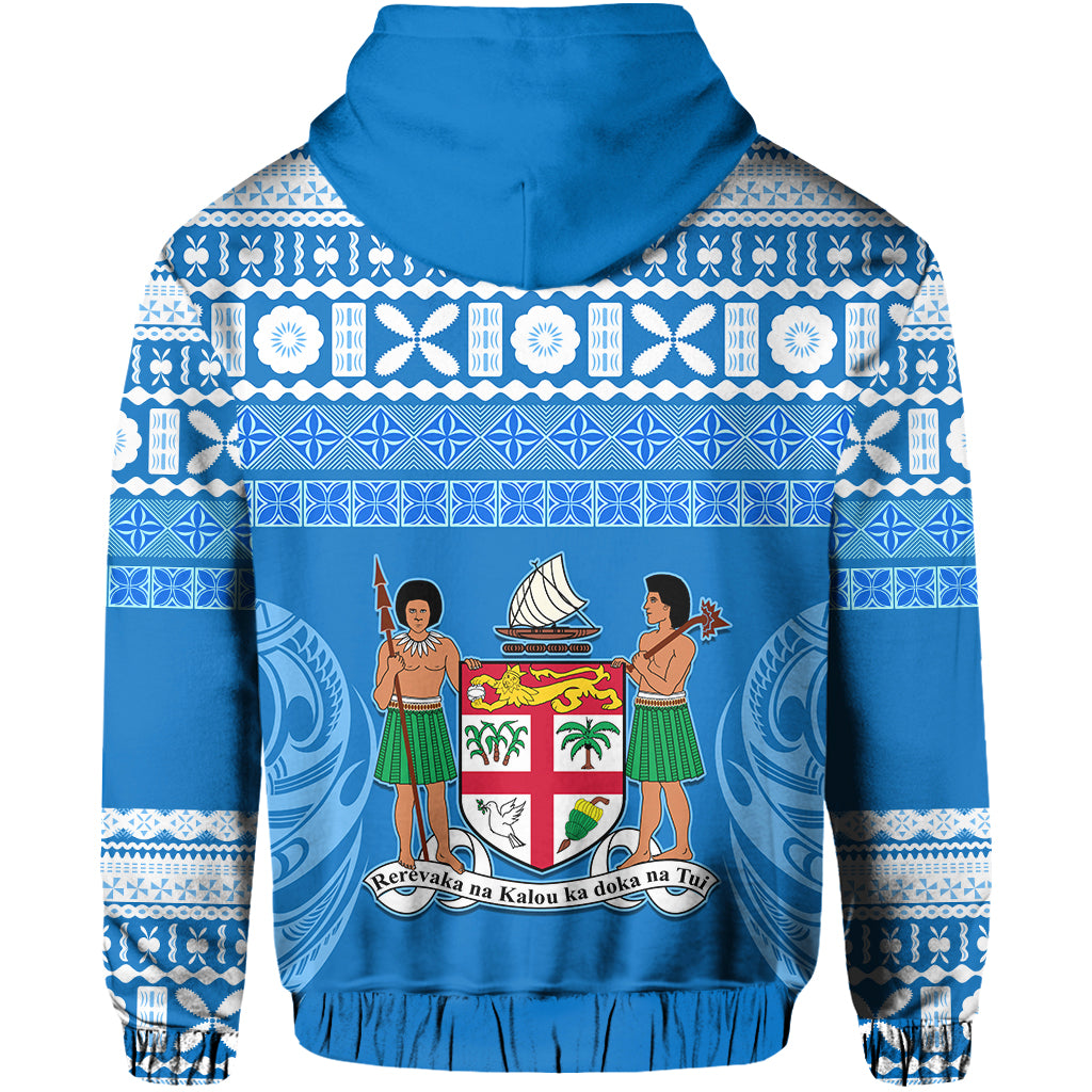 Bula Fiji Hoodie Tapa Pattern LT13 - Polynesian Pride
