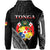 Custom Tonga Hoodie Tongan Pattern Blithesome Version Black LT13 - Polynesian Pride