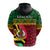 Custom Vanuatu Dreamy Zip Hoodie Flag and Pattern LT13 - Polynesian Pride