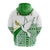 Tailevu Rugby Hoodie Fiji Rugby Tapa Pattern White LT13 - Polynesian Pride