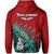 Custom New Zealand Maori Hoodie Fern and Manaia Version Red LT13 - Polynesian Pride