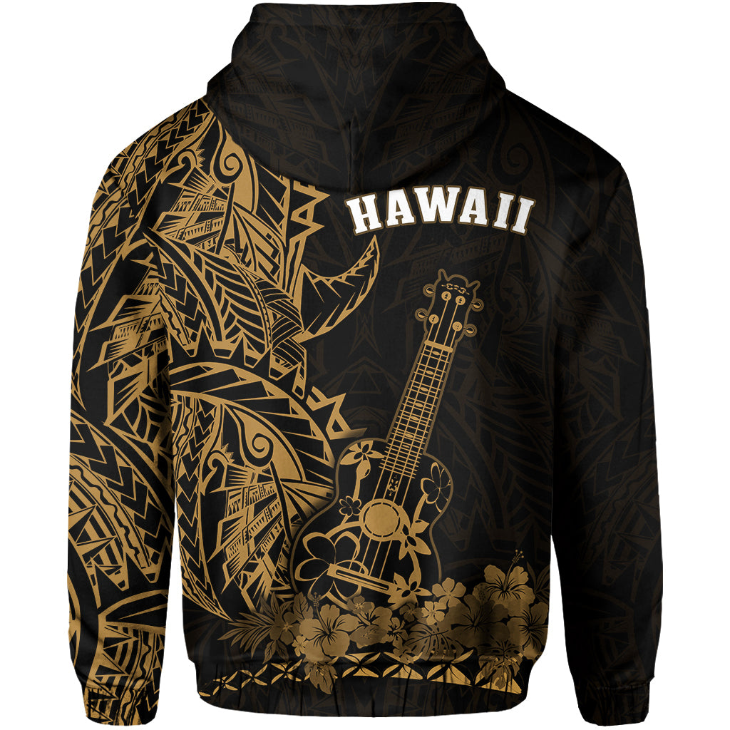 Hawaii Polynesian Hoodie Ukulele Gold LT13 - Polynesian Pride