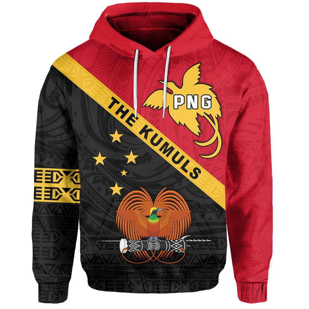 Papua New Guinea Rugby Hoodie The Kumuls PNG LT13 Unisex Red - Polynesian Pride