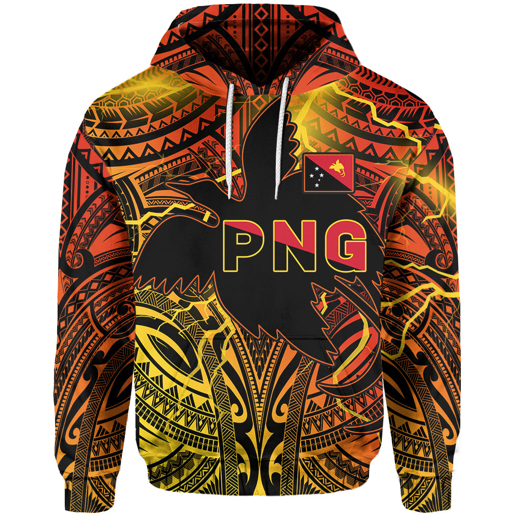 Papua New Guinea Hoodie Stalwart Polynesian Special LT13 Unisex Red - Polynesian Pride