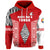 Tonga Rugby Hoodie Mate Maa Tonga LT13 Unisex Red - Polynesian Pride