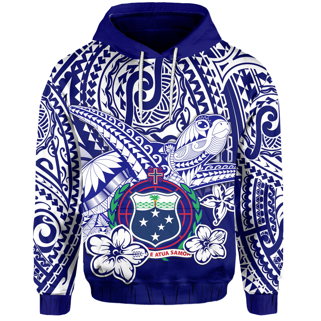 Custom Samoa Polynesian Hoodie Samoan Loved Turtles LT13 - Polynesian Pride