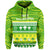 Hawaii Christmas Hoodie Polynesian Mele Kalikimaka Santa Claus LT13 Unisex Green - Polynesian Pride