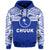 Chuuk Flag Hoodie Micronesia Style Blue LT13 Unisex Blue - Polynesian Pride