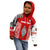 (Custom Personalised) Tonga Rugby KID Hoodie - Mate Ma'a Tonga LT13 Hoodie Red - Polynesian Pride