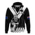 New Zealand Silver Fern Rugby Hoodie NZ Kiwi Pacific Maori Sporty LT14 Pullover Hoodie Black - Polynesian Pride