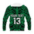 (Custom Text and Number) New Zealand Silver Fern Rugby Hoodie All Black Green NZ Maori Pattern LT13 - Polynesian Pride