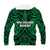 New Zealand Silver Fern Rugby Hoodie All Black Green NZ Maori Pattern LT13 - Polynesian Pride