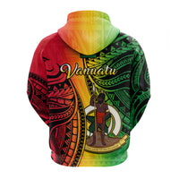 Vanuatu Hoodie Luganville Polynesian Reggae Coat of Arms LT14 - Polynesian Pride