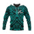 New Zealand Silver Fern Rugby Hoodie All Black Turquoise NZ Maori Pattern LT13 Turquoise - Polynesian Pride