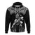 Custom Hawaii Hoodiean Warrior With Weapon Polynesian Ver.01 LT14 Pullover Hoodie Black - Polynesian Pride