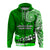 Custom American Samoa Hoodie Fautasi Race Samoan Pattern Ver.02 LT14 Zip Hoodie Green - Polynesian Pride