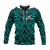 New Zealand Silver Fern Rugby Hoodie All Black Turquoise NZ Maori Pattern LT13 - Polynesian Pride