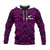 (Custom Text and Number) New Zealand Silver Fern Rugby Hoodie All Black Purple NZ Maori Pattern LT13 - Polynesian Pride