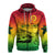 Custom Vanuatu Peaceful Zip Hoodie Independence Anniversary LT13 - Polynesian Pride