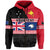 Custom Papua New Guinea New Zealand Hoodie Maori PNG and NZ LT13 Zip Hoodie Black - Polynesian Pride