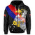 Central Province Zip Hoodie Style Life PNG LT13 Unisex Black - Polynesian Pride