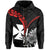 Custom Wallis et Futuna Hoodie Polynesian Pattern and Hibiscus Flowers Version Black LT13 - Polynesian Pride