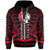 Custom Polynesian Red Raiders Zip Hoodie Kahuku Hawaii School LT13 - Polynesian Pride