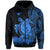 Custom Hawaii Polynesian Zip Hoodie Blue Sea Turtles Hawaiian LT13 - Polynesian Pride