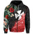 Wallis and Futuna Polynesian Zip Hoodie Fantastic Flowers LT13 Unisex Black - Polynesian Pride