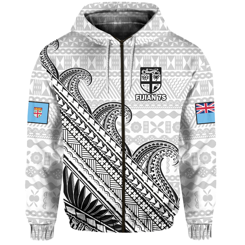 Fiji Sevens Rugby Hoodie Fijian 7s Tapa Polynesian Art LT14 - Polynesian Pride