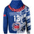 (Custom Text and Number) Toa Samoa Rugby Hoodie Siamupini Ula Fala Blue LT13 - Polynesian Pride