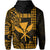 Hawaii Day Kakau Hoodie Proud To Be Hawaiian Gold King Kamehameha and Kanaka Maoli LT13 - Polynesian Pride