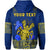 Custom Niue Hoodie Happy Constitution Day Niuean Hiapo Crab With Map LT14 - Polynesian Pride