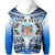 Custom Text and Number Fiji Hoodie Kaiviti Fijian Special Tapa Pattern LT14 - Polynesian Pride