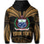 Custom Samoa Tatau Hoodie Gold Polynesian Ula Nifo LT13 - Polynesian Pride