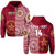 (Custom Text and Number) Tonga Eua High School Hoodie Class of Year Tongan Ngatu Pattern LT14 Hoodie Maroon - Polynesian Pride