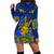 (Custom Personalised) Niue Hoodie Dress Happy Constitution Day Niuean Hiapo Crab With Map LT14 - Polynesian Pride