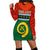 (Custom Personalised) Penama Province Hoodie Dress Vanuatu Pig Tusk Polynesian Flag Style LT14 - Polynesian Pride