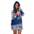 Samoa Hoodie Dress Samoan Plumeria Flowers Mix Polynesian Pattern LT14 - Polynesian Pride