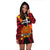 (Custom Personalised) Papua New Guinea Hoodie Dress PNG Bird Of Paradise Polynesian Pattern LT14 - Polynesian Pride