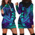 (Custom Personalised) Polynesian Hoodie Dress Purple Paradise Hawaiian Tribal Hammerhead Shark LT14 Purple - Polynesian Pride